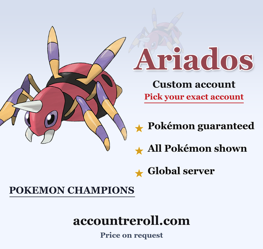 Ariados Pokemon Champions Custom Account