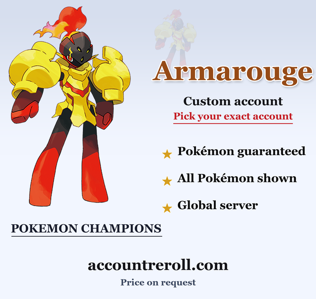 Armarouge Pokemon Champions Custom Account