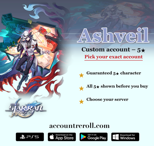 Ashveil Honkai Star Rail Custom Account