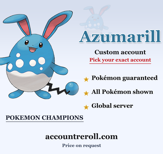 Azumarill Pokemon Champions Custom Account