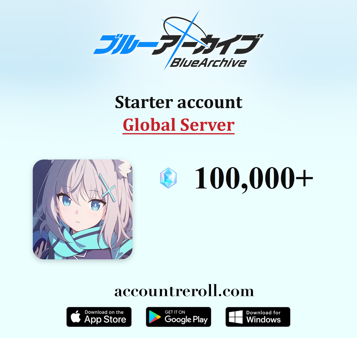 Blue Archive Starter Account with Limited Students [Global]