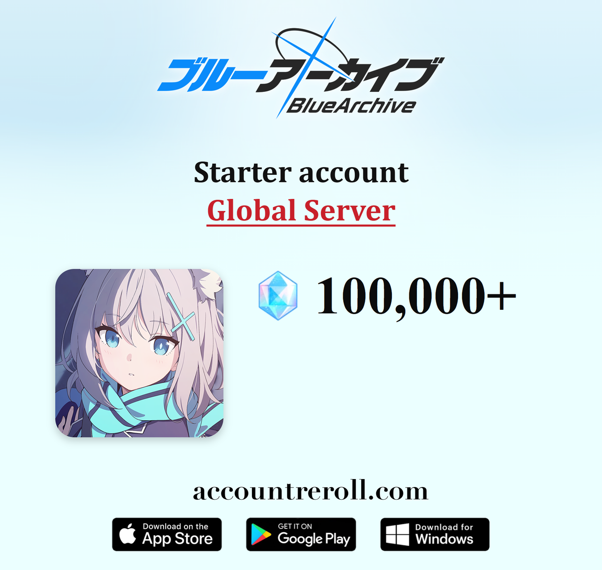 Blue Archive Starter Account with Limited Students [Global]