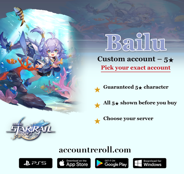 Bailu Honkai Star Rail Custom Account