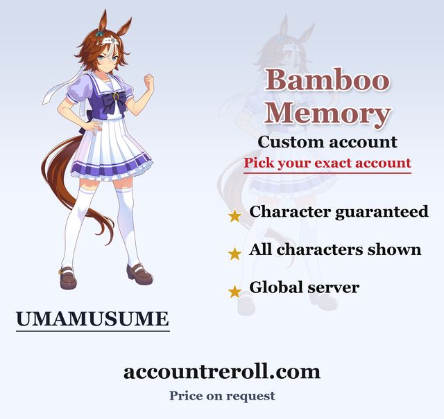 Bamboo Memory Umamusume Custom Account