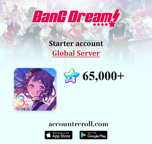 BanG Dream! Girls Band Party! Starter Account with Stars [Global]