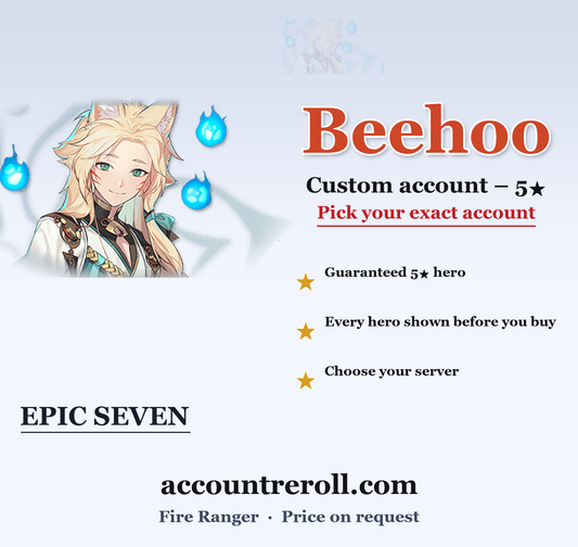 Beehoo Epic Seven Custom Account