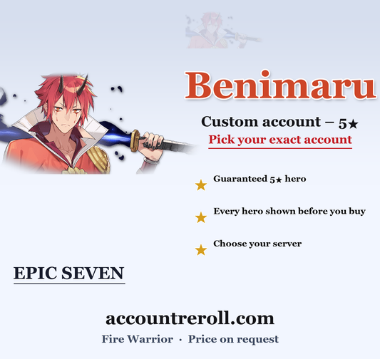 Benimaru Epic Seven Custom Account