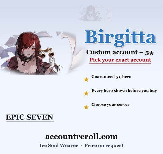 Birgitta Epic Seven Custom Account
