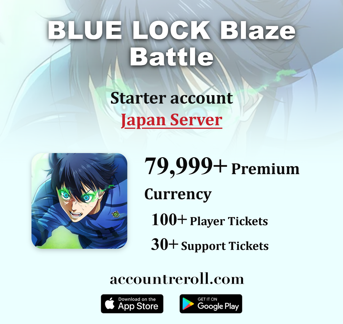 BLUE LOCK Blaze Battle Starter Account [Japan]