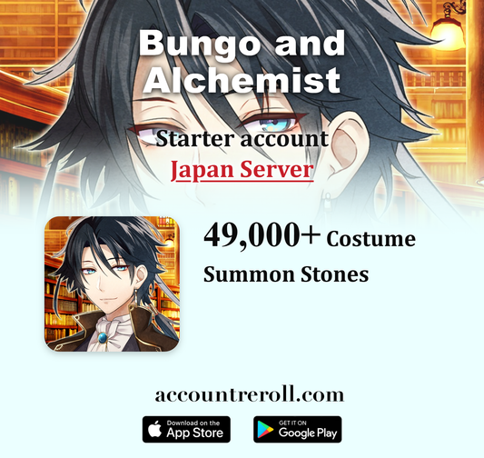 Bungo and Alchemist Starter Account with Summon Stones [Japan]