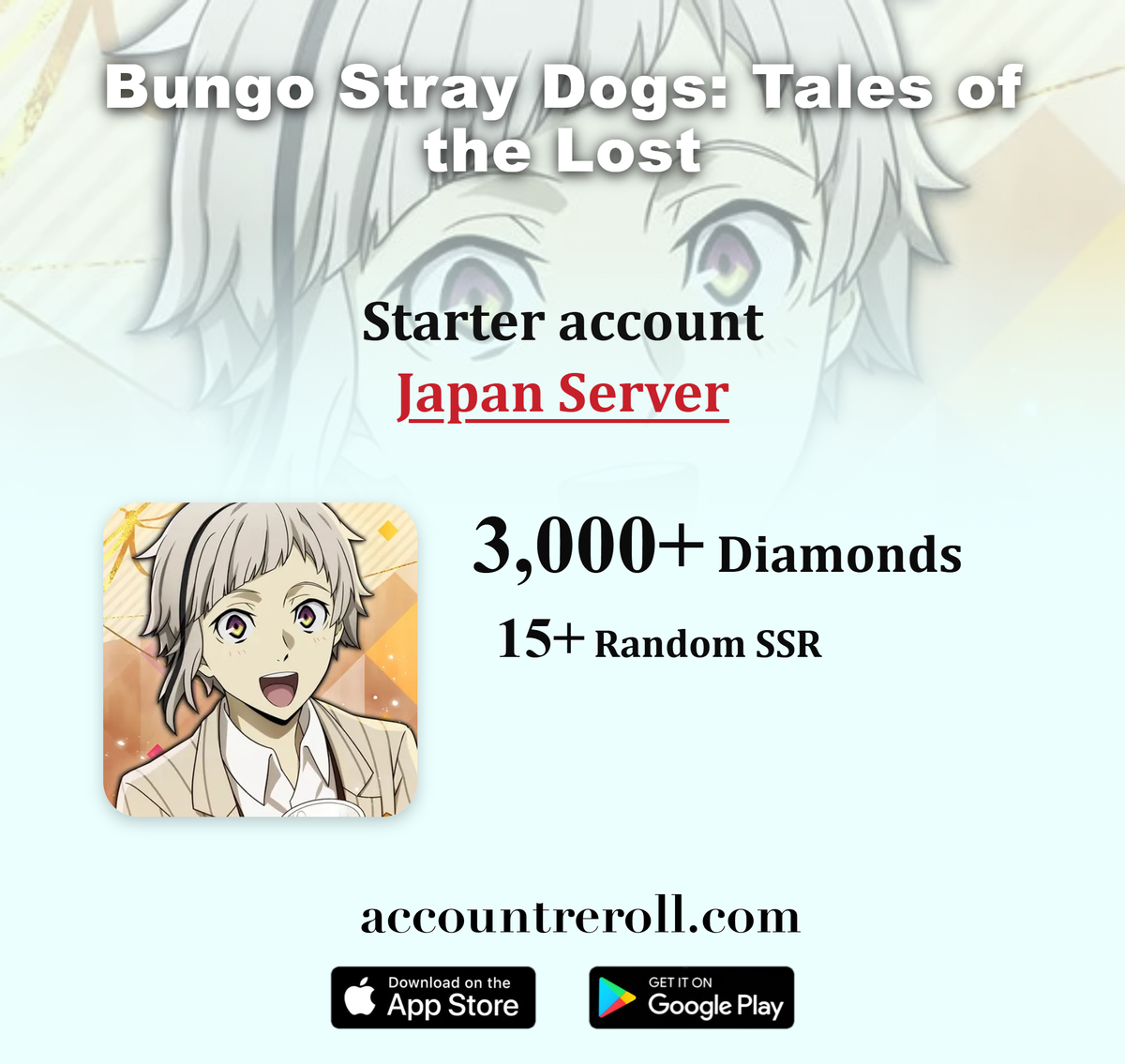 Bungo Stray Dogs: Tales of the Lost Starter Account [Japan]