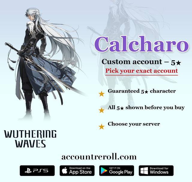 Calcharo Wuthering Waves Custom Account