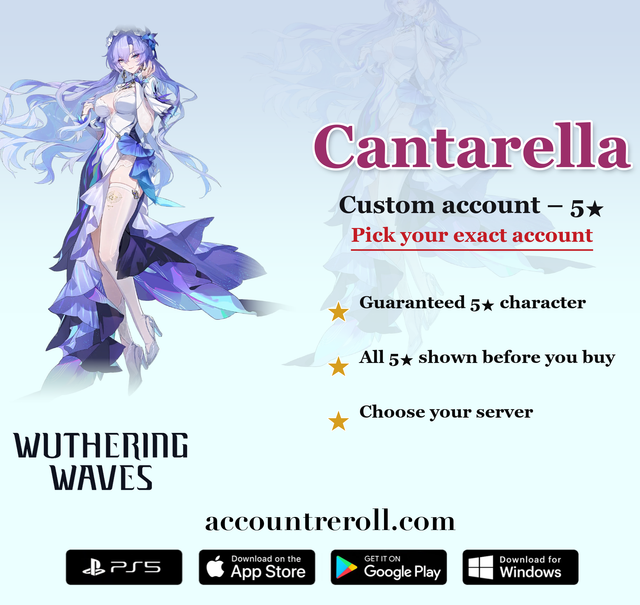 Cantarella Wuthering Waves Custom Account