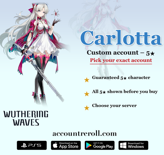 Carlotta Wuthering Waves Custom Account
