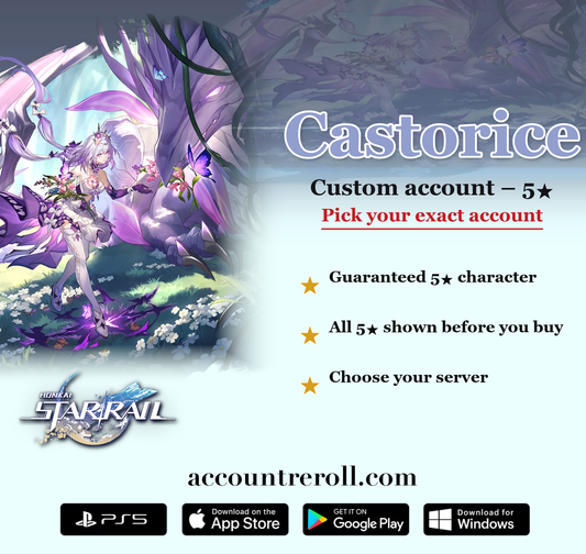Castorice Honkai Star Rail Custom Account