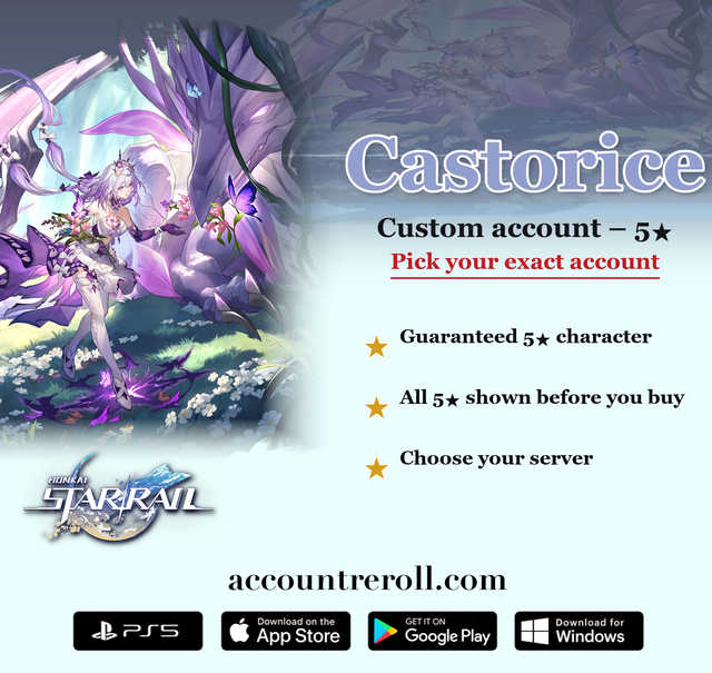 Castorice Honkai Star Rail Custom Account