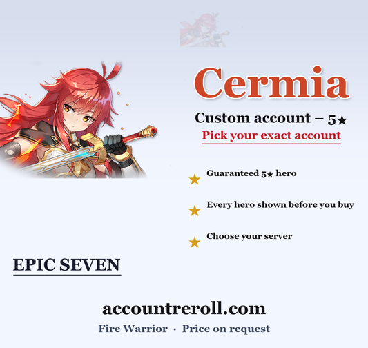 Cermia Epic Seven Custom Account