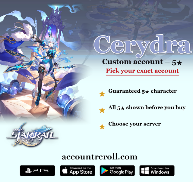 Cerydra Honkai Star Rail Custom Account