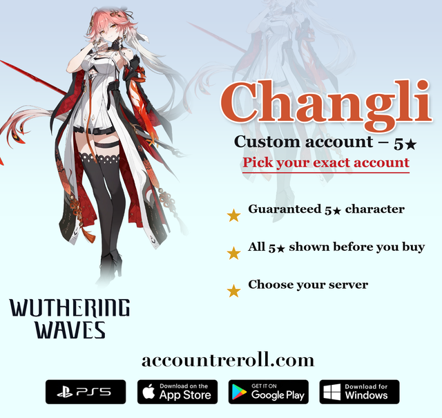 Changli Wuthering Waves Custom Account
