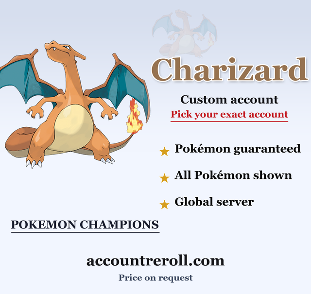 Charizard Pokemon Champions Custom Account