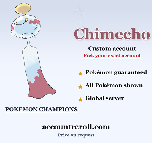Chimecho Pokemon Champions Custom Account