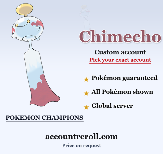 Chimecho Pokemon Champions Custom Account