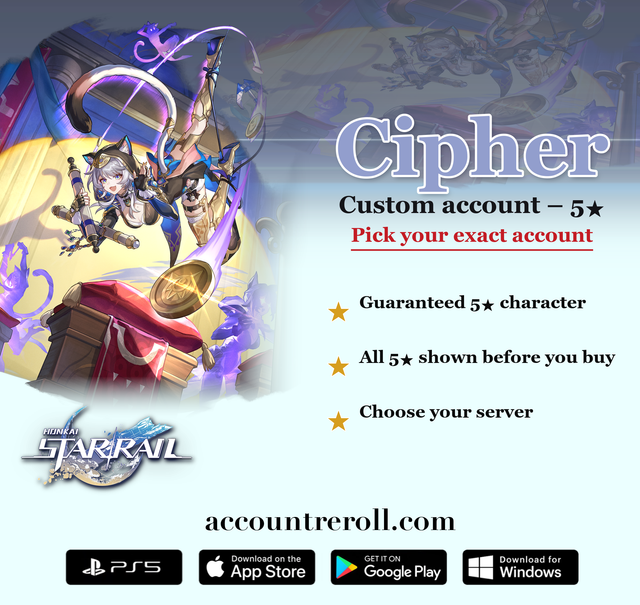 Cipher Honkai Star Rail Custom Account