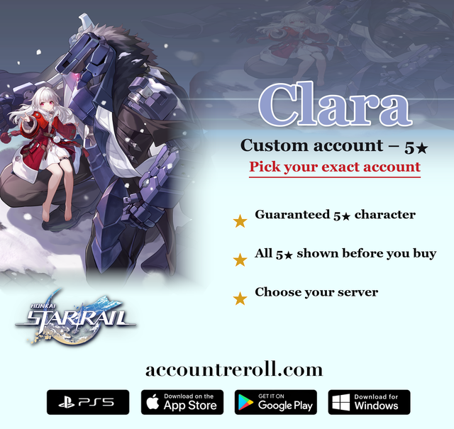 Clara Honkai Star Rail Custom Account