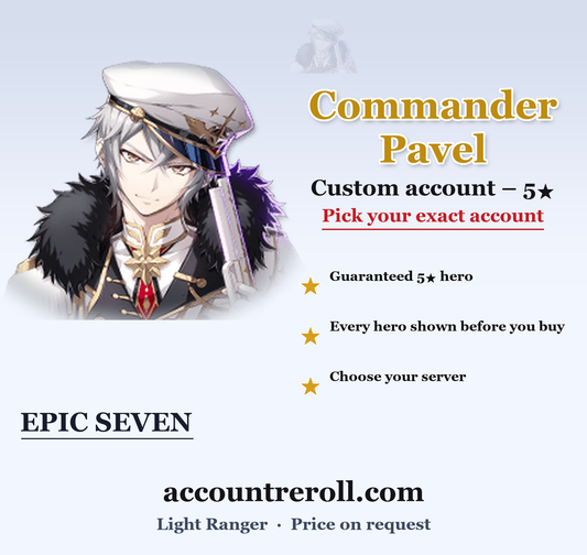 Commander Pavel Epic Seven Custom Account
