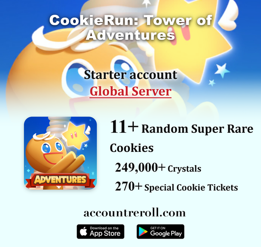 CookieRun: Tower of Adventures Starter Account [Global]