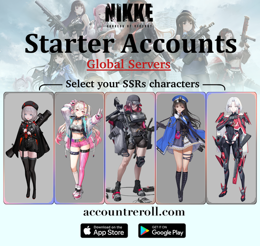 NIKKE Goddess of Victory Fresh Account with Guaranteed SSR [Global]