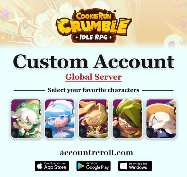 CookieRun: Crumble Custom Account