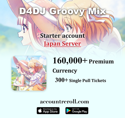 D4DJ Groovy Mix Starter Account [Japan]