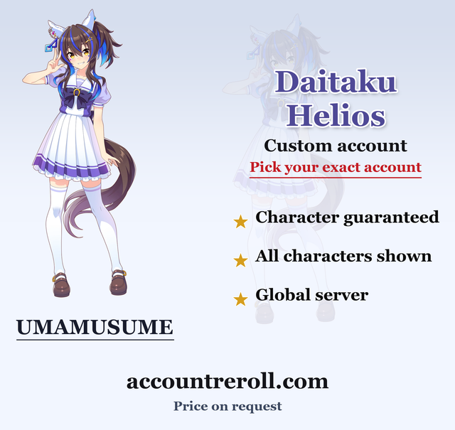 Daitaku Helios Umamusume Custom Account