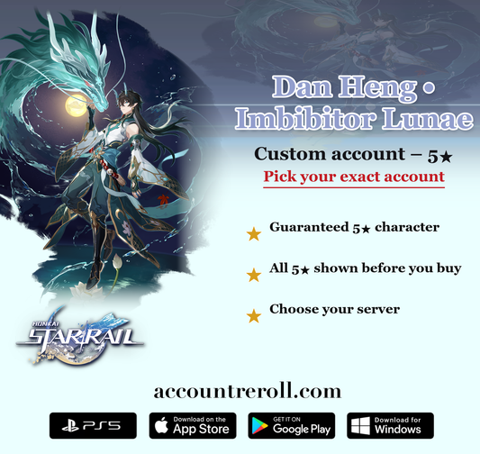 Dan Heng • Imbibitor Lunae Honkai Star Rail Custom Account