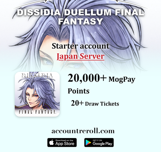 DISSIDIA DUELLUM FINAL FANTASY Starter Account with MogPay Points [Japan]