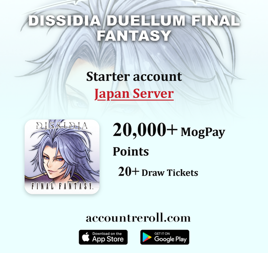 DISSIDIA DUELLUM FINAL FANTASY Starter Account with MogPay Points [Japan]