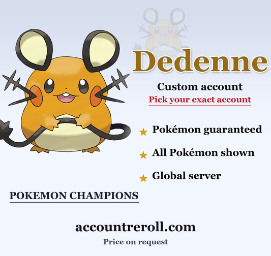 Dedenne Pokemon Champions Custom Account