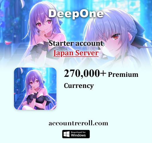 DeepOne Starter Account with SSR Characters [Japan]