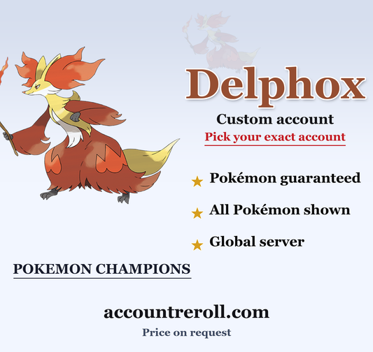 Delphox Pokemon Champions Custom Account