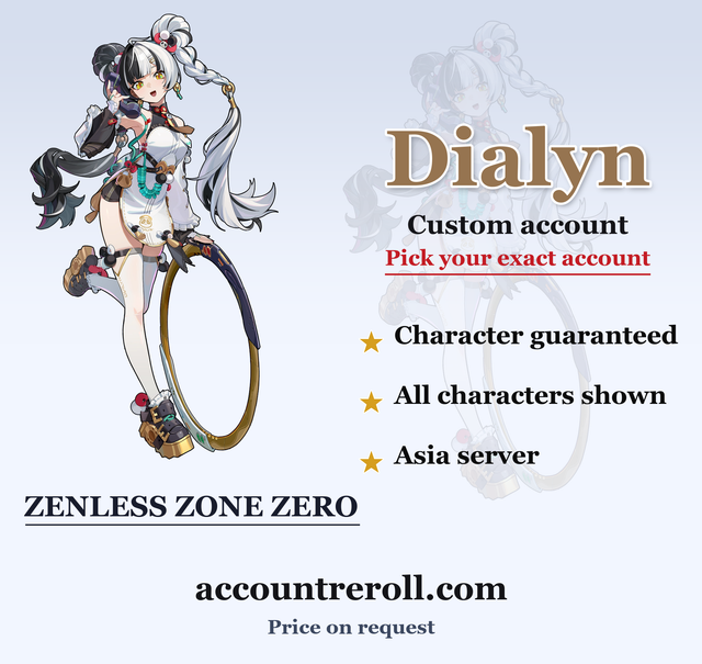 Dialyn Zenless Zone Zero Custom Account