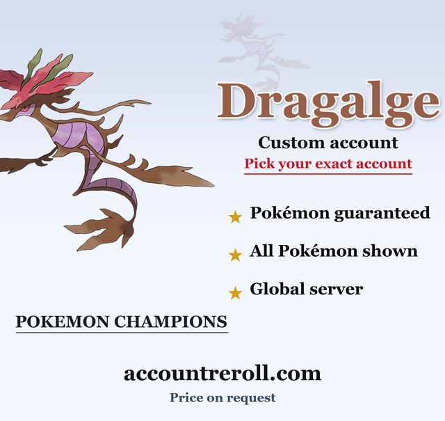 Dragalge Pokemon Champions Custom Account