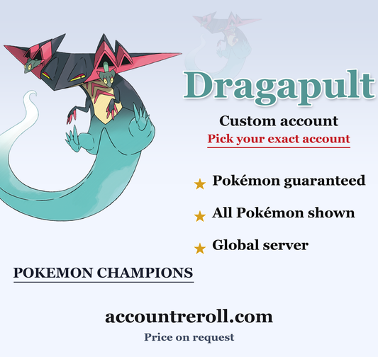 Dragapult Pokemon Champions Custom Account