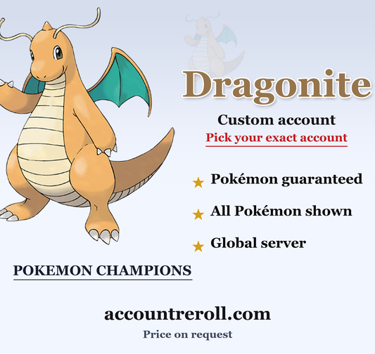 Dragonite Pokemon Champions Custom Account