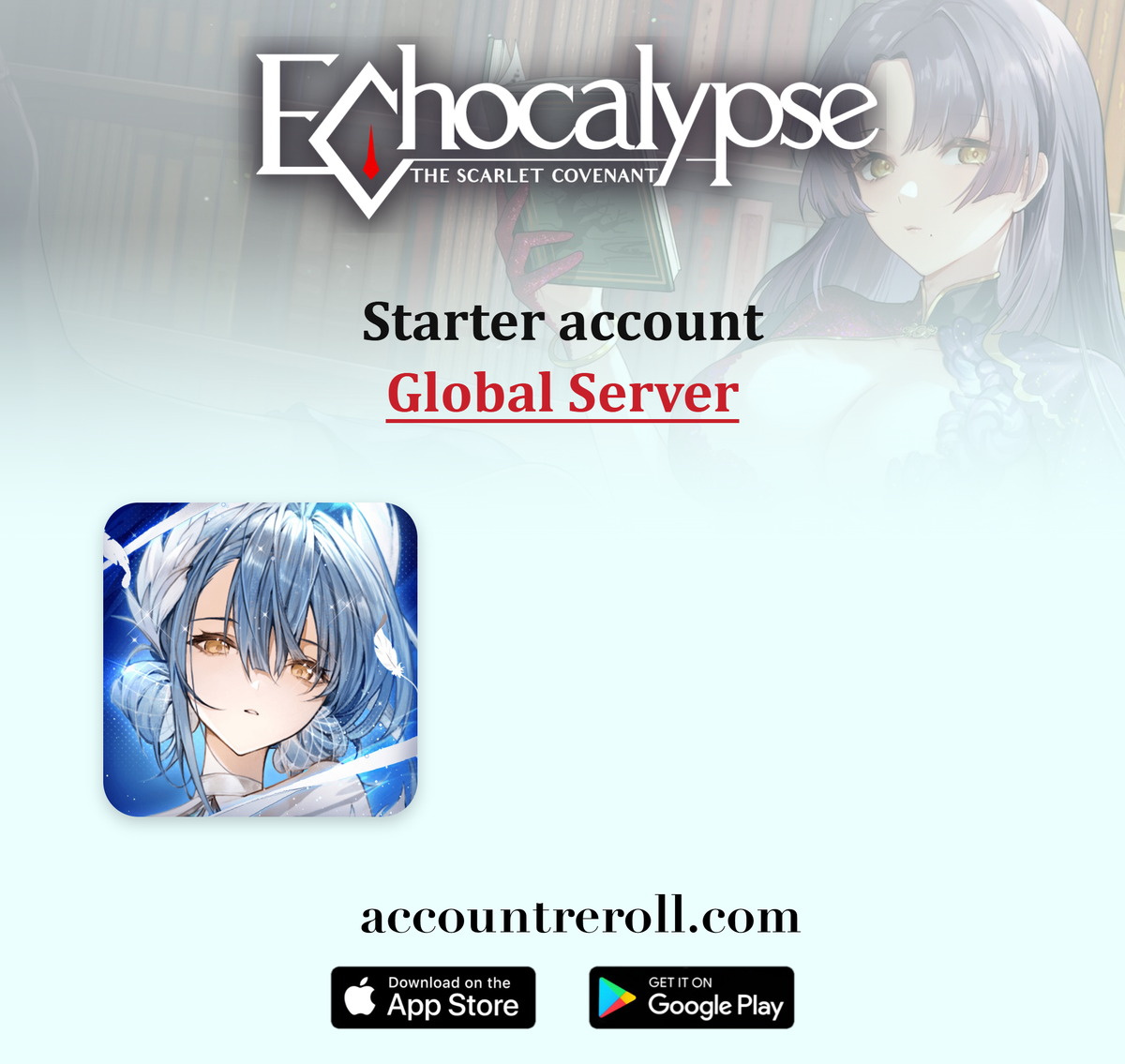Echocalypse: The Scarlet Covenant Starter Account with SSR Characters [Global]