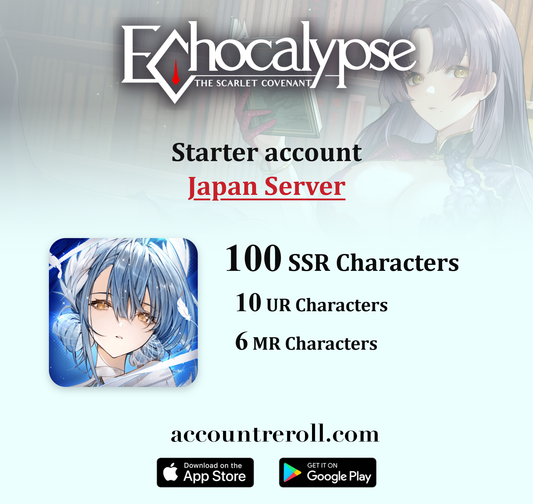 Echocalypse: The Scarlet Covenant Starter Account with SSR Characters [Japan]