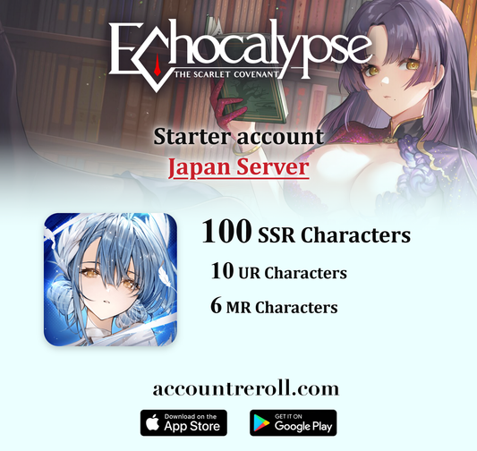 Echocalypse: The Scarlet Covenant Starter Account with SSR Characters [Japan]