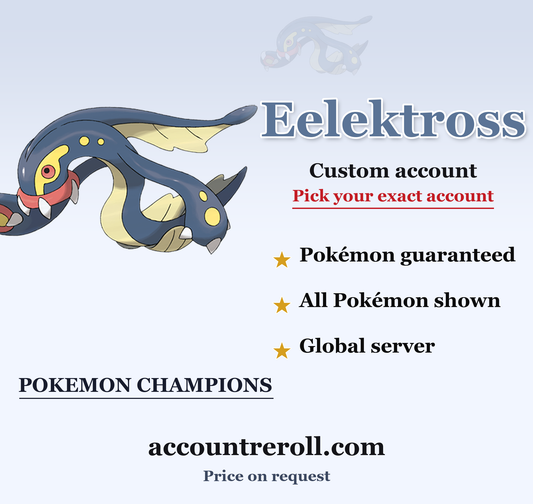 Eelektross Pokemon Champions Custom Account