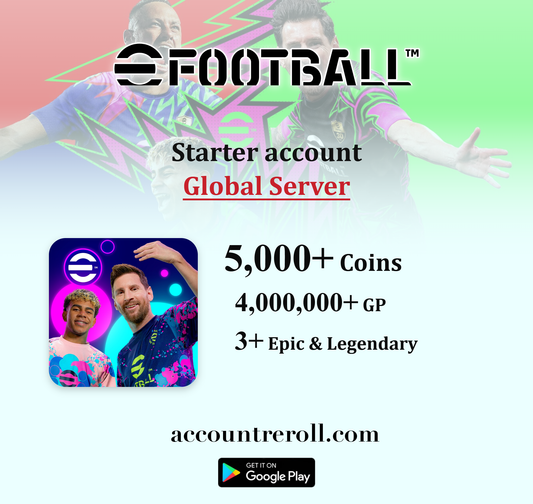 eFootball Android Starter Account with Messi, Ronaldo & More [Global]