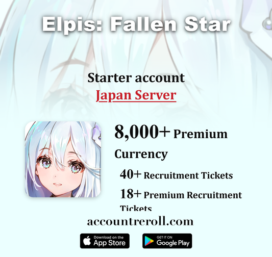 Elpis: Fallen Star Starter Account [Japan]